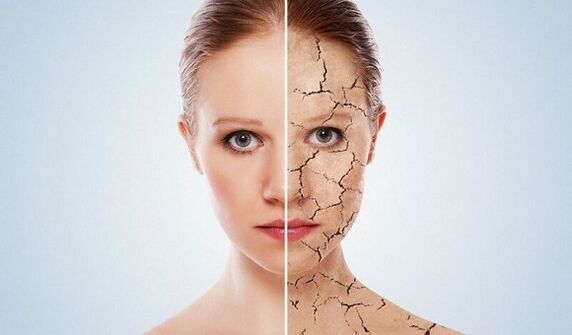 avant et après le rajeunissement de la peau