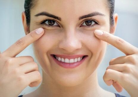 Rajeunissement de la zone autour des yeux