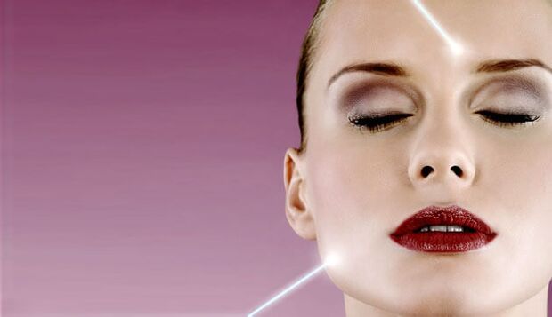 faisceau laser pour le rajeunissement de la peau du visage